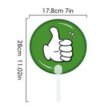 10 peças de remos de dupla face com polegar para cima/baixo - Placas de feedback para ensino em sala de aula para crianças e professores, jogos em sala de aula, recompensas para ensino, interação de atividades e ferramentas de recompensa