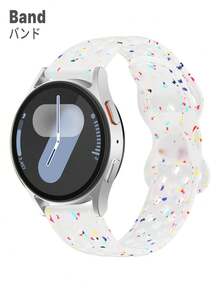 硅胶表带兼容三星 Galaxy Watch 7 FE/6/5/4 40mm/44mm、三星 Watch 5 Pro 45/44mm、三星 Watch 6 43/40/44mm、三星 Watch 4 Classic 46/40/44mm - 透明彩色表带，20mm/22mm，适合户外运动、瑜伽、健身，防水防汗，易于安装和拆卸，适用于智能手表和智能手表 - 彩色 - 查看 12