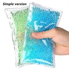 1pc Reusable Gel Ice Pack With Strap - Applicable For Knee, Back, Ankle Injuries - Cold/Hot Therapy Gel Bead Bag - Multicolor - View 9