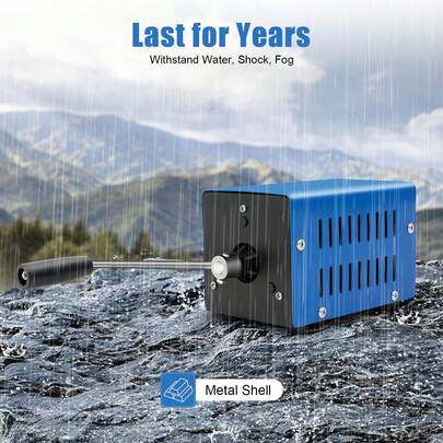 Hand Crank Generator, Portable USB Manual Emergency Generators, Multifunction High Power 20W 28V, With Handle, For Outdoor Camping Survival Activities