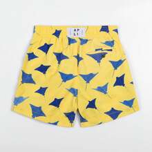 Kids Manta Yellow Swimshorts - Yellow - View 2