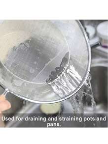 1 pieza Cubierta de red anti-salpicaduras de aceite, protector de salpicaduras con malla de acero inoxidable para sartén, olla de cocción
