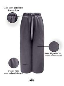 Monaco Yacht Club Women's 100% Cotton Wide Leg T-Shirt And Straight Leg Sweatpants Set