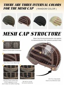 NAMM 新款时尚亮点黑绿色分层假发女士中长直发带刘海合成耐热纤维服装假发适合女孩日常角色扮演派对使用 20 英寸