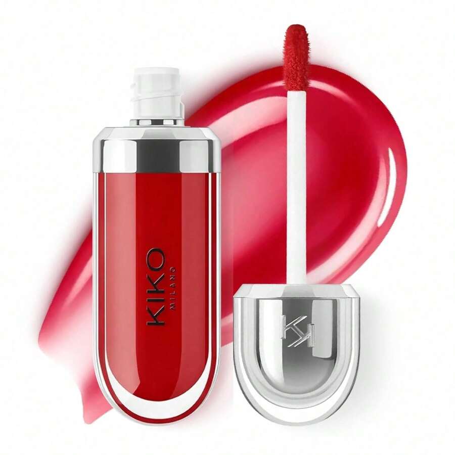 KIKO Milano 3D Hydra Lip Gloss – High Shine, Hydrating, Plumping, Non-Sticky, Moisturizing Lip Makeup - 15 Cherry Red - 查看 1