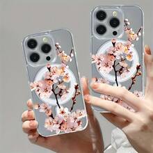 Compatible con phone 16 Pro, 15/14 Plus, 13/12/11 Pro. Nueva funda magnética transparente de acrílico con diseño clásico y resistente. Funda de alta calidad para hombres y mujeres. - Colores mixtos 1 - Ver 5