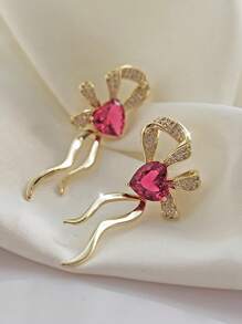 1 Par de Brincos de Botão com Zircônia Cúbica Fofa para Mulheres, para Casamento, Noivado, Aniversário, Festa, Joia, Presente do Dia