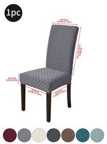 1pc/2pcs/4pcs/6pcs/30pcs Brown Jacquard Diamond Chair Cover, Dustproof And Stain-Proof, Classic And Simple Chair Cover, Suitable For Chairs In Living Room, Bedroom, Kitchen, Etc. - Multicolor - View 19