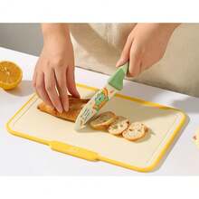 家用切菜板厨房塑料砧板切菜切水果菜板双面水果粘菜板 - 彩色 - 查看 2