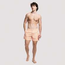 Apres Life Orange Stripe Swimshorts - Orange - View 1
