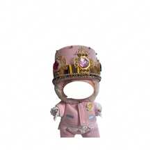 3pcs Crown Set, Quan Zhilong GD Same Pink Crown Set Includes Pants, Clothes, Hat, Front High Energy Series For Gaming And Showcasing Creative Youth Toy Clothing - Multicolor - View 6