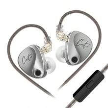 KZ Castor/Castor Pro 入耳式監聽耳機，HiFi 高端低音耳機，進階低音版 Harman 音效，可調音，隔音 IEM，雙動圈有線耳機，2PIN-C 可拆卸線材，適合歌手與音樂家（銀色/黑色） - 銀色 - 查看 13
