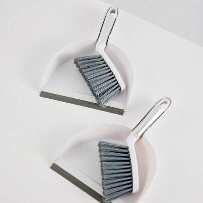 Desktop Broom, Brush, Dustpan Set, Household Plastic Soft Bristle Mini Sweeping Brush, For S,Kitchen,Bathroom,Home,Household Supplies