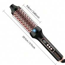 UKLISS 3-In-1 Multi-Function Hot Air Brush, Curling & Straightening, Automatic Rotating Hot Air Styler For Big Waves