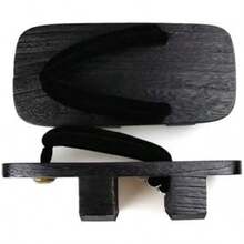 ShonanH Japanese Traditional Sandals Geta Wooden Clogs ShoesChristmas - Đen/Nâu sẫm - Xem 7