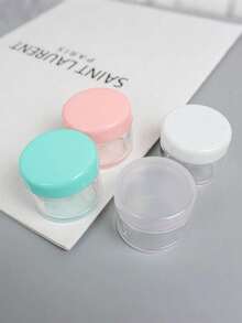 1 个迷你可再填充化妆品容器，旅行必需品，方便的家居收纳盒，节省空间，多功能 - 彩色 - 查看 4