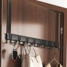 1pc 18cm Tall Over The Door Hanger With Hook, Easy To Install, No Need To Punch Holes Hanging Metal Over The Door Hanger, For Hats, Keys, Home Space Saving Storage, For Entrance, Bathroom, Bedroom, Home, Dormitory,His Comments, Hanging His Bag, Hangers, Interests, Relationships, Wall Shelves, Wall Hangers, Adhesives, Door Hooks, Wall Stickers, Comments