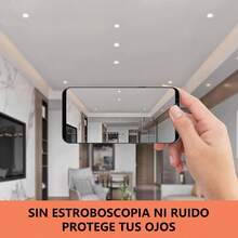 3 Inch LED Recessed Lighting, 3W Round Downlights (55W Halogen Equivalent), CRI80, 6500K White LED Ceiling Light For Living Room, Office, 10 Pack - 5W (450lm) - View 5