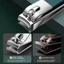 Nail Clipper 4-Piece Set Spin Bag Set Nail Clipper Set Size Diagonal Nail Clipper Nail Polishing Strip, Suitable For Home And Professional Nail Salon