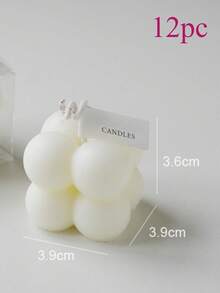 1/2/12pcs Mini Magic Cube Scented Candle,Handmade Bubble Shaped Candles Cute Aromatherapy Candles For Halloween,Spooky,Autumn,Festival,Holiday ,Winter,Holiday,Festival,Room Decor,Gifts Graduation,Candle Wholesale