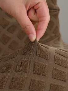 1pc/2pcs/4pcs/6pcs/30pcs Brown Jacquard Diamond Chair Cover, Dustproof And Stain-Proof, Classic And Simple Chair Cover, Suitable For Chairs In Living Room, Bedroom, Kitchen, Etc. - Multicolor - View 5