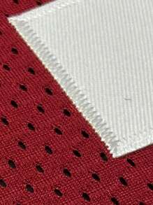 Men's Baseball Jersey 14 Red Button-Down Embroidered Sports T-Shirt Gym Clothes Men Basic T Shirt - 紅色 - 查看 4