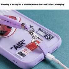 Cuerda colgante para teléfono móvil, Adjustable Spa span, color, clip de cuerda totalmente anti-pérdida - Multicolor - Ver 3