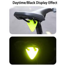 多色应急反光自行车尾灯 - 无需电池，增强山地自行车和公路自行车的可视性和道路指示