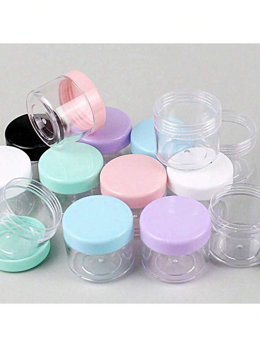 1 个迷你可再填充化妆品容器，旅行必需品，方便的家居收纳盒，节省空间，多功能 - 彩色 - 查看 1