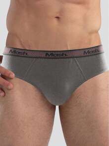 MASH. Kit 3 Cuecas Mash Slip Algodão Cotton Masculina Adulto Cavada Tradicional Clássica Original Atacado