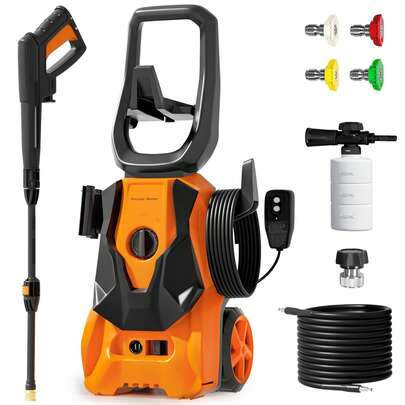 Pressure Washer3000 PSI 2.4GPM Electric Pressure Washer With Adjustable Snow Foam Cannon And 4 Quick Connect Nozzles, Power Washer For Patio/Car/Garden/Driveway