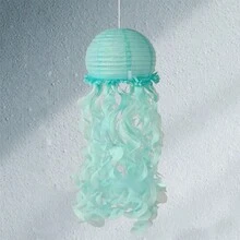 Hanging Jellyfish Paper Lanterns Under The Sea Decorations For Birthday Baby Shower Ocean Themed Party Supplies - Màu xanh lam - Xem 1