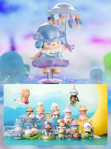 1pc Or More Cute Anime Character PVC Figure Model, Blind Box/Blind Bag, Animal Tea Party Style, Perfect Halloween Gift For Figurine Collectors, Great For Room Decoration
