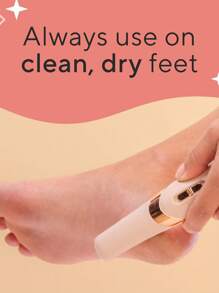 Electric Foot Remover, Rechargeable Dead Skin Remover, Foot Scrubber, Pedicure Knife, Accessories 2 Coarse And Fine Grinding Heads, 1 Charging Cable, 1 Cleaning Brush - Multicolor - View 8