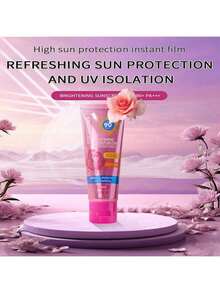 1pc Rose Sunscreen, Multi-Functional Repairing Isolation BB Cream, Rose Fragrance, High SPF, 2-In-1 Sunscreen And Isolation, Moisturizing And Oil Control, Concealing Pores, Waterproof And Sweat-Proof, Say Goodbye To Tanning And Aging, Non-Drying After Sun Exposure, Suitable For Travel, Camping, Hiking, Mountaineering, Outdoor Activities, Beach, Summer Skincare, Cosmetics For Women And Girls. - Multicolor - View 10