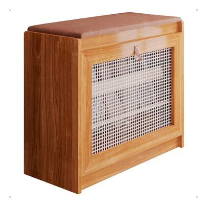 Sapateira Banco Plenitude Com Prateleira E Porta Basculante