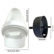 DIY Automatic Poultry Feeder Kit, Including 4 Plugs And 1 Hole Saw, Weather-Resistant Reusable Gravity Chicken Feeder Set For Buckets, Drums, Boxes, Troughs