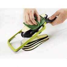 Joseph Joseph MultiGrip Handheld Kitchen Mandoline, Fruit And Vegetable Slir With Food Grip And Adjustable Blades, Dishwasher Safe - Tiêu chuẩn - Xem 4