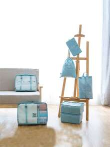 7件套旅行收纳袋防水便携式收纳袋带鞋洗漱用品和洗衣袋旅行配件旅行必需品旅行袋度假度假返校学校用品收纳袋宿舍必备大学