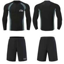 Swim Gear Sets - 9055 Traje de hombre + pantalón 814 (sin etiqueta) - Ver 7