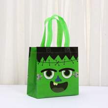 24 件/12 件/6 件万圣节南瓜无纺布袋、节日派对袋、不给糖就捣蛋礼品包装袋、万圣节礼品、万圣节装饰、亡灵节包装袋、万圣节主题派对礼品袋，颜色和款式随机 - 彩色 - 查看 3