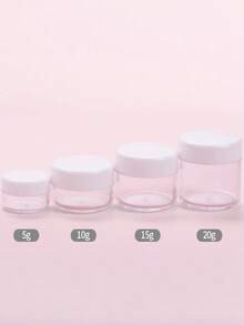 1 个迷你可再填充化妆品容器，旅行必需品，方便的家居收纳盒，节省空间，多功能 - 彩色 - 查看 24