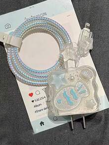 5 件装 Marine Fish 充电线保护器，防断裂、防污适配器套组，兼容 Apple 20W 充电器 Nan 充电器配件 手机配件 - 彩色 - 查看 4