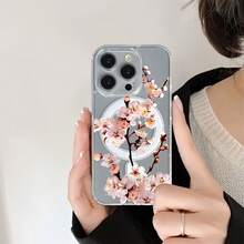 Compatible con phone 16 Pro, 15/14 Plus, 13/12/11 Pro. Nueva funda magnética transparente de acrílico con diseño clásico y resistente. Funda de alta calidad para hombres y mujeres. - Colores mixtos 1 - Ver 8