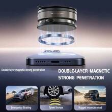 Supporto magnetico per telefono regolabile a 360°, supporto per telefono con ventosa compatibile con Magsafe, supporto portatile per telefono cellulare per auto, trucco/palestra/specchio, compatibile con , telefoni Android, regalo per compleanni, famiglia, amici, accessori per auto, supporto per telefono in auto