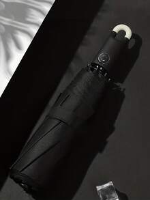 Automatic Umbrella,Compact Automatic Umbrella | Dual-Purpose, UV Protection, Sun & Rain Ready, Foldable, 8-Rib Structure With Donut Hook,Family Entertainment Outdoor Rainproof And Sunscreen Dual-Use Parasol For Multiple People For School,Office,Household,Travel, Back To School Supplies Summer Cooling,Beach,Travel Umbrella For Women Umbrella Rainproof Windproof