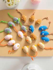 1pc Realistic Mouse Cat Toy, Self-Entertainment Plaything