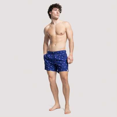 Twister Navy Swimshorts