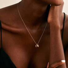 Custom Birthstone Women 14K Gold Plated Necklace With Diamond Pendant, 1-3 Pcs Necklace Set, High Color Fastness, Low Allergenic MAMA Pendant Necklace, Ideal Gift For Girlfriend, Mom, Family, Friend, Daughter For Anniversary, Valentine's Day, Mother's Day, Birthday, Graduation, Daily Wear, Wedding, Prom - Fashion, Minimalist, Simple, Casual, Vintage Customized, Personalized, Unique