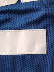 Atonmore Men's 50 Blue Baseball Jersey Casual Sports Shirt Button Embroidered Training Match Sports Shirt - 藍色 - 查看 3